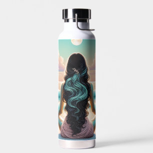 Harmonie der Meditation am Strand Trinkflasche