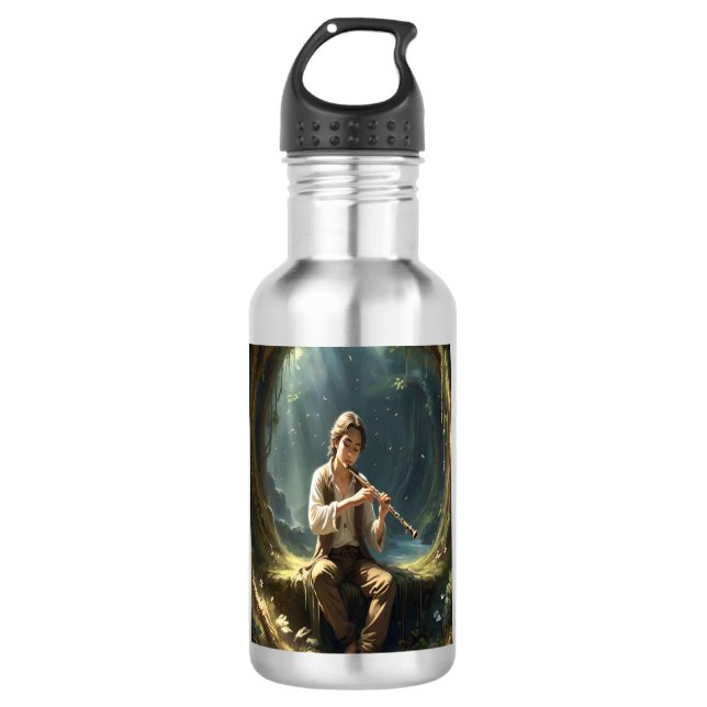 Harmonie der Natur Edelstahlflasche (Vorderseite)