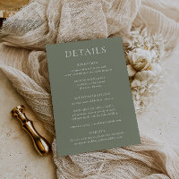 HARMONIE | Detailkarte für die Geburtstagsfeier vo