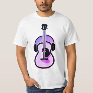 Harmonie Fusion: Gitarre und Kopfhörer T-Shirt
