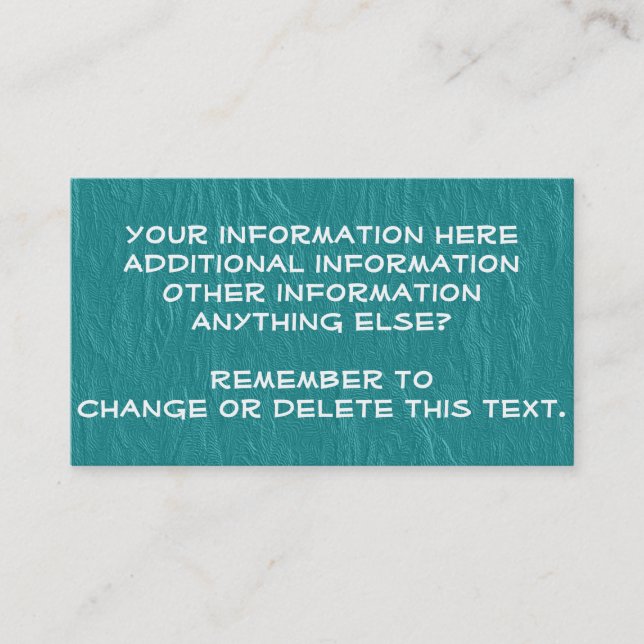 Harmonie-Gewohnheits-Visitenkarten Visitenkarte (Vorderseite)