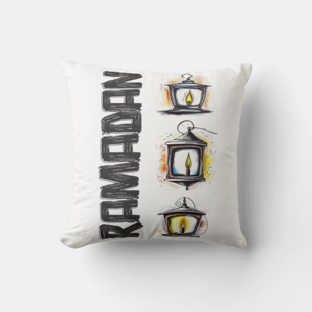 Harmonie im Erbe Ihr einzigartiges Ramadan-Erlebni Kissen (Vorderseite)