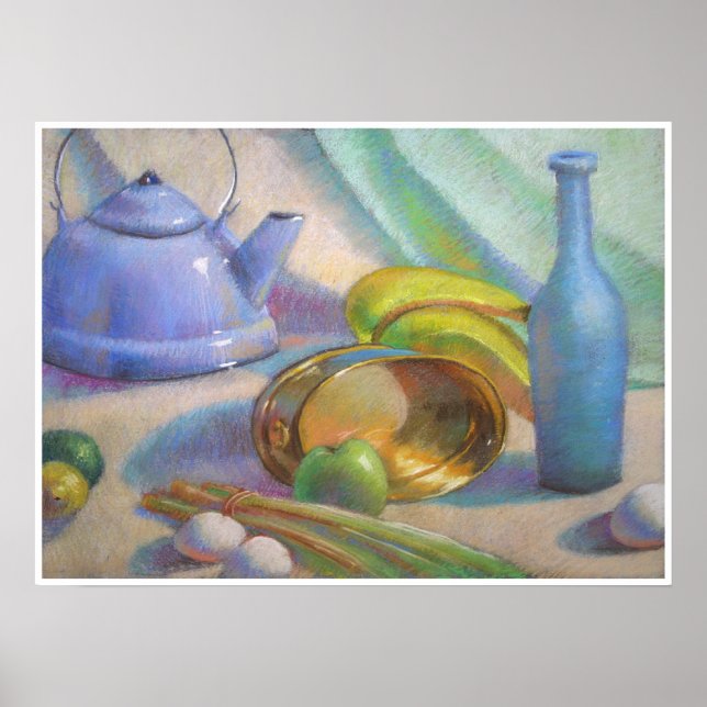 Harmonie in Blau Poster (Vorne)