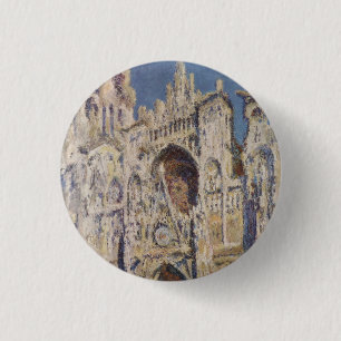 Harmonie in Blau und Gold Claude Monet Button