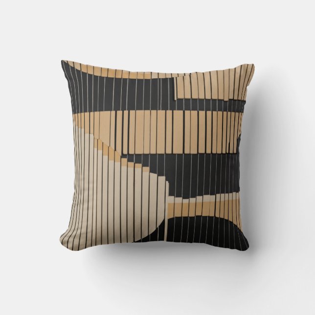 Harmonie in der Erholung: Piano-Inspiriertes Kisse Kissen (Vorderseite)