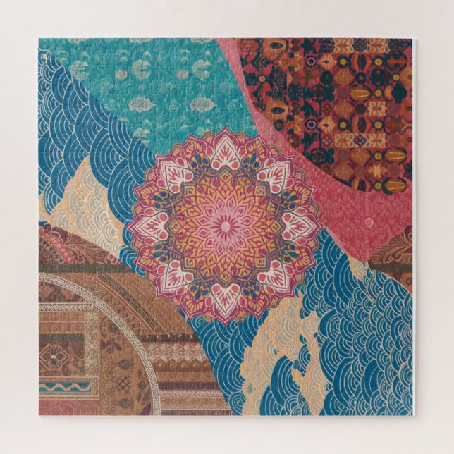 Harmonie in Diversity: Ein Rätsel kultureller Fusi Puzzle (Vertikal)