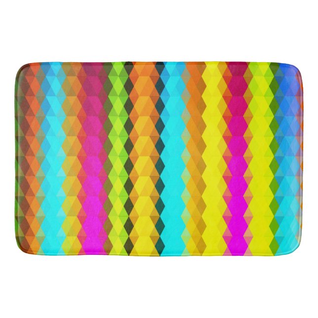 Harmonie in Farbe: Mix Farbe Badematte (Vorderseite)