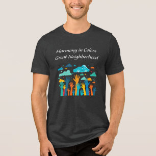 "Harmonie in Farben: Großartige Nachbarschaft" Soz Tri-Blend Shirt