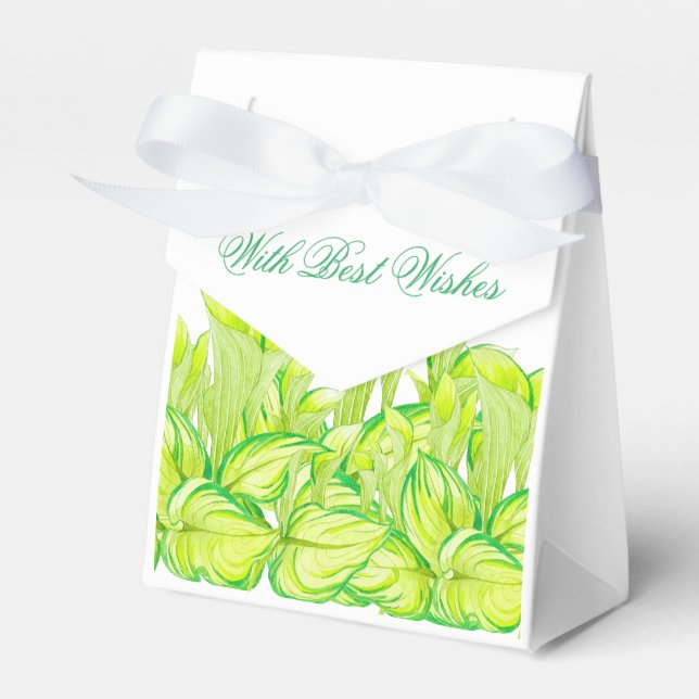 "Harmonie in Grün" auf einem Gefallen Geschenkschachtel (Vorderseite)