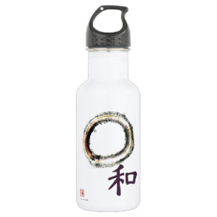 Harmonie in Lila - Zen Enso Edelstahlflasche
