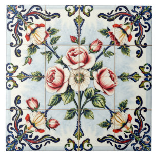 Harmonie in Rosen Fliese