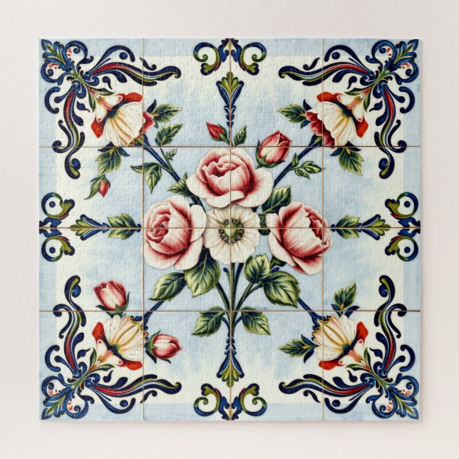 Harmonie in Rosen Puzzle (Vertikal)