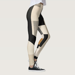 Harmonie in Schattierungen: Abstrakte Komposition  Leggings