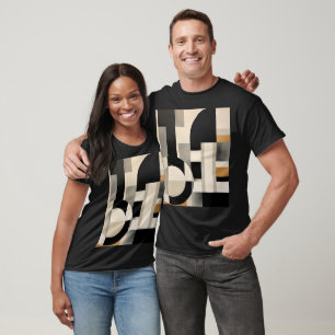 Harmonie in Schattierungen: Abstrakte Komposition T-Shirt