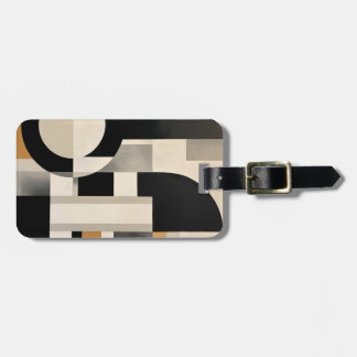 Harmonie in Schattierungen: Abstrakte Zusammensetz Gepäckanhänger