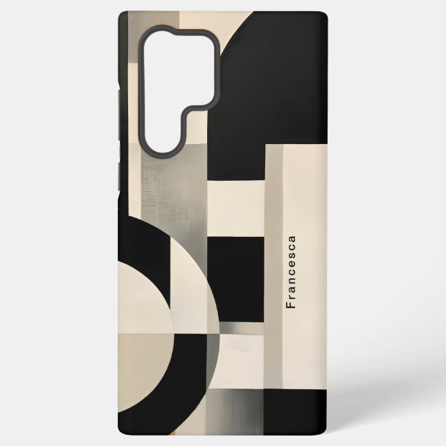 Harmonie in Schattierungen: Abstrakte Zusammensetz Samsung Galaxy Hülle (Rückseite)