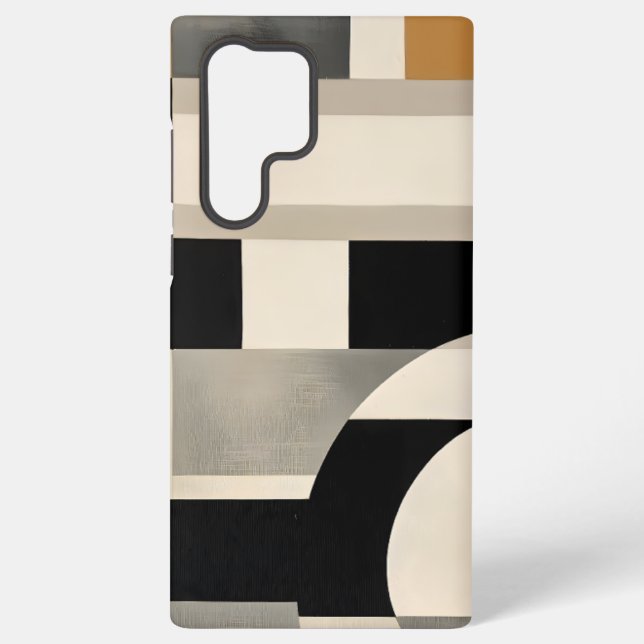 Harmonie in Schattierungen: Abstrakte Zusammensetz Samsung Galaxy Hülle (Rückseite)