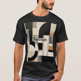 Harmonie in Schattierungen: Abstrakte Zusammensetz T-Shirt
