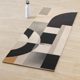 Harmonie in Schattierungen: Abstrakte Zusammensetz Yogamatte