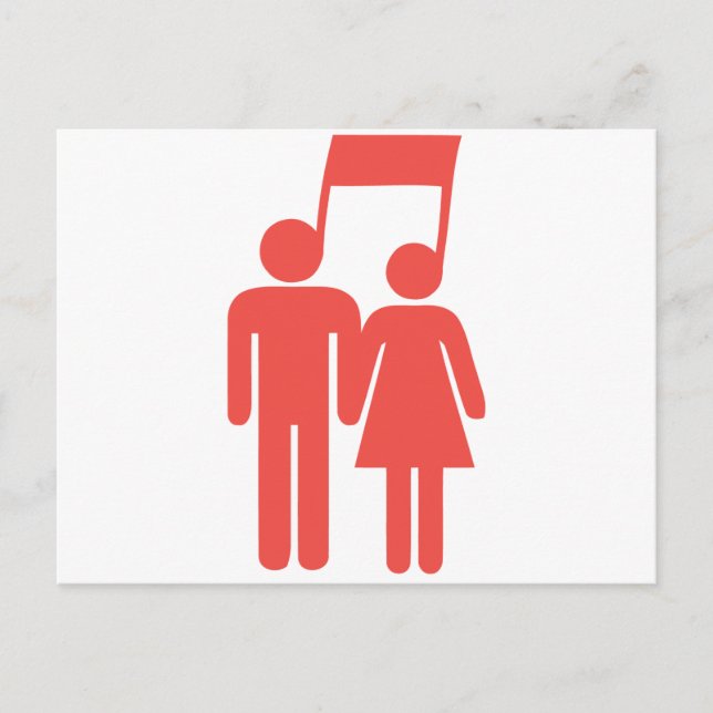 Harmonie in Sync Postkarte (Vorderseite)