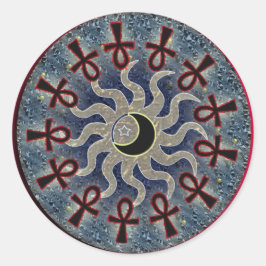 Harmonie Runder Aufkleber