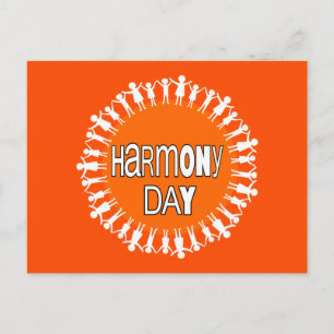 Harmonie-Tag, Australien Postkarte