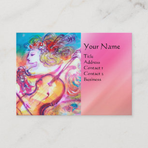 HARMONIE TRIO SPRING KONZERT MONOGRAMM, schwarz ro Visitenkarte