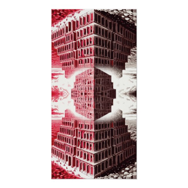 Harmonie und Uneinigkeit: Turm von Babel Poster (Vorderseite)