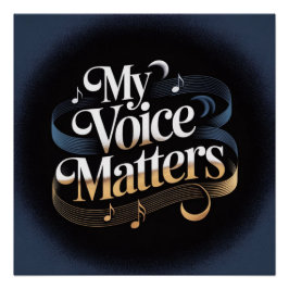 Harmonie von Courage: Meine Stimme ist wichtig Poster