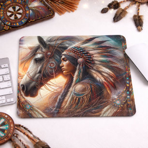 Harmonie von Geist und Ross Mousepad