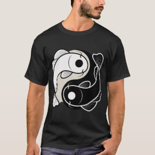 Harmonie von Koi Yin Yang T-Shirt