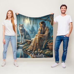 Harmonie zwischen einheimischen Amerikanischen Ure Fleecedecke