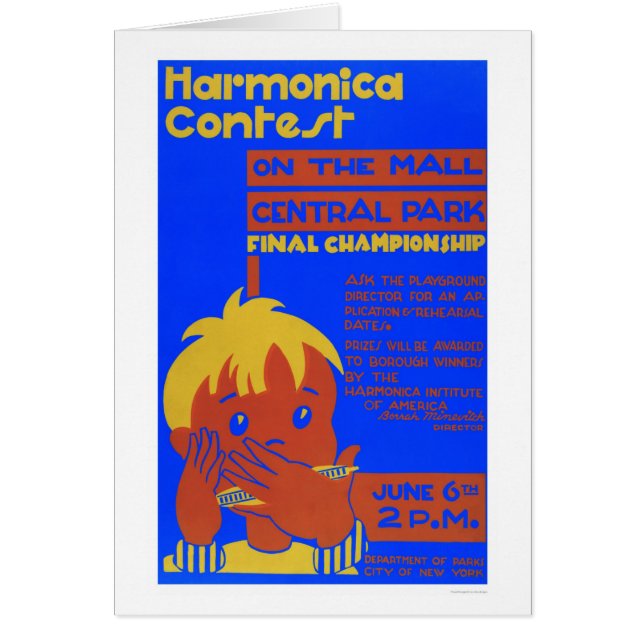 Harmonika-Central Park WPA 1937 (Vorne)
