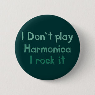 Harmonika-Felsen es Knopf Button