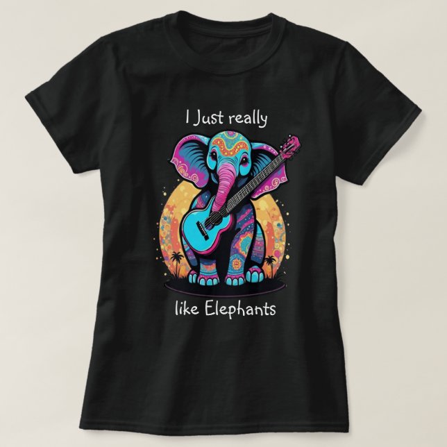 Harmonious Jumbo Jam I wie Elefant T-Shirt (Design vorne)