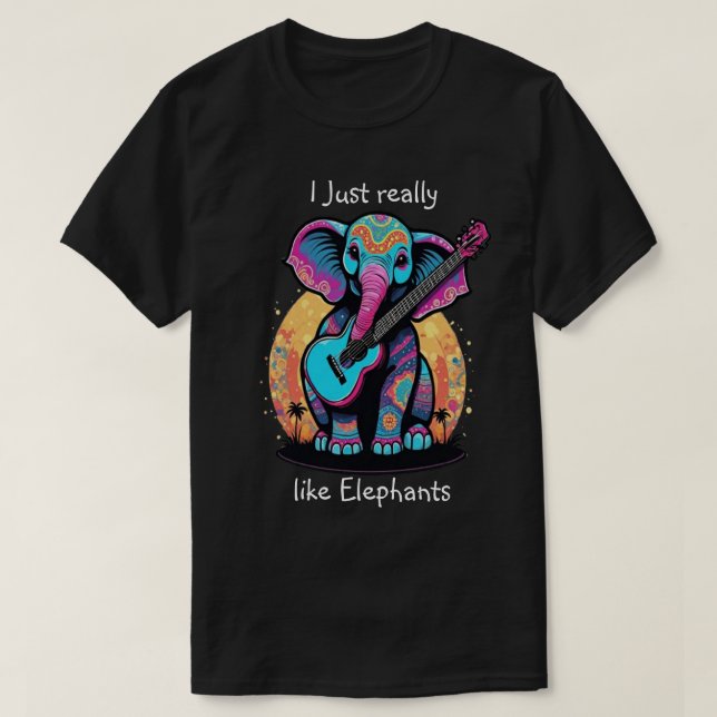 Harmonious Jumbo Jam I wie Elefant T-Shirt (Design vorne)