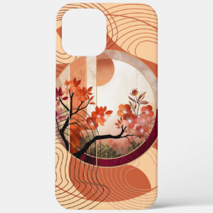 Harmonious Orange Blossom Circles Case-Mate iPhone Hülle
