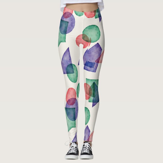 Harmonische, aber helle Farbpalette Leggings (Vorderseite)