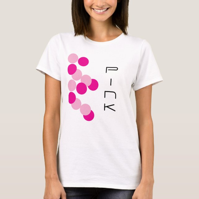 Harmonische rosa Fusion T-Shirt (Vorderseite)