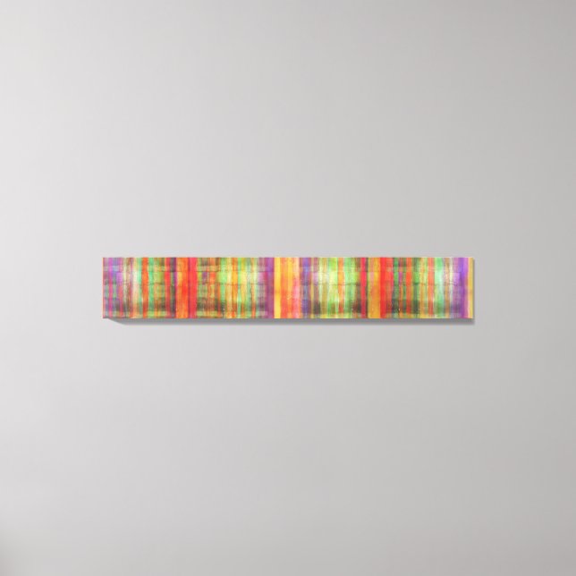 Harmonische Streifen Abstrakt Moderne Kunst gestre Leinwanddruck (Vorderseite)