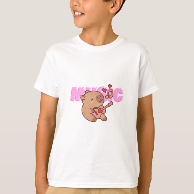 Harmonischer Capybara-T - Shirt (Vorderseite)