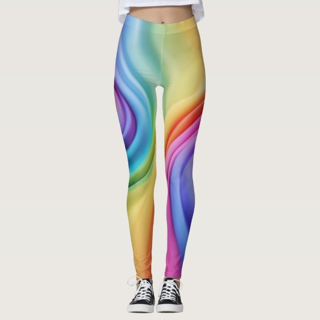 Harmonischer Kreuzstrom Leggings (Vorderseite)