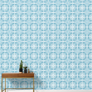 Harmonisches blaues Mandala Tapete