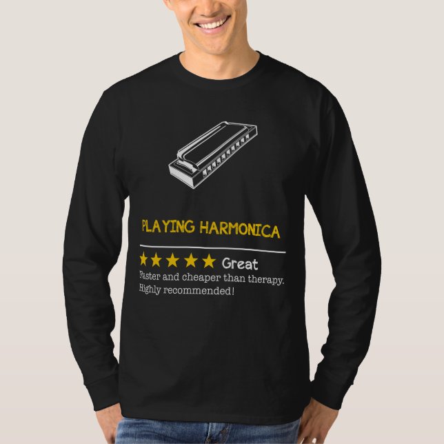 Harmonisierung mit Spaß: Harmonica - billiger, sch T-Shirt (Vorderseite)