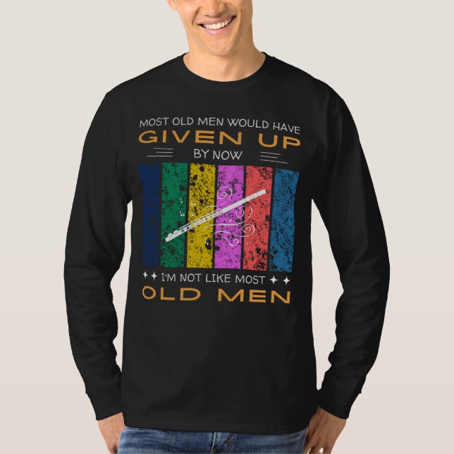 Harmonize Your Look: Flute Design for Music Lovers T-Shirt (Vorderseite)