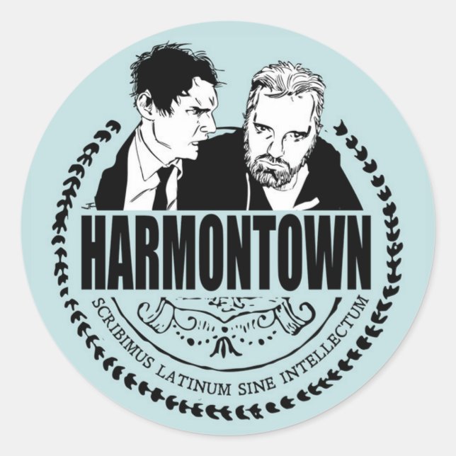 Harmontown-Logo-Aufkleber Runder Aufkleber (Vorderseite)