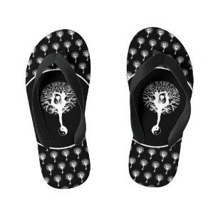 Harmony & Balance Yin Yang Tree of Life Kinderbadesandalen
