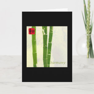 Harmony - Black Frame Karte