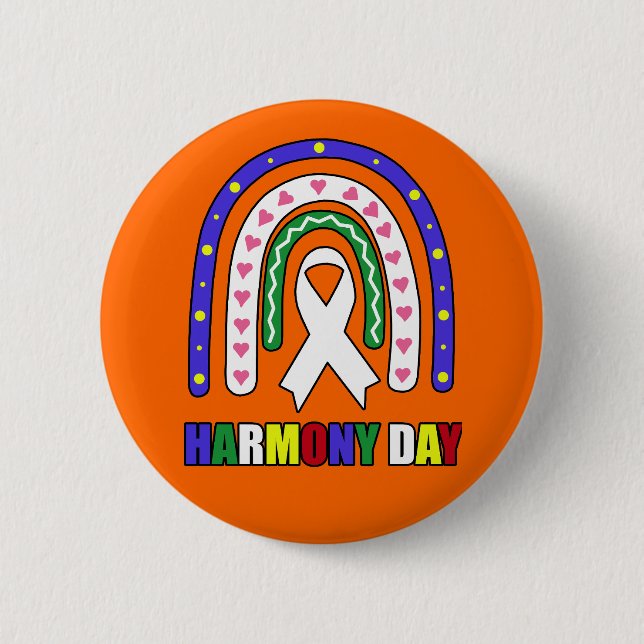 Harmony Day Australia Button (Vorderseite)