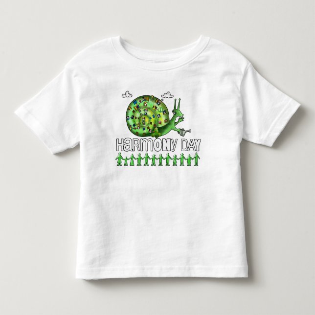 Harmony Day Australia Kleinkind T-shirt (Vorderseite)